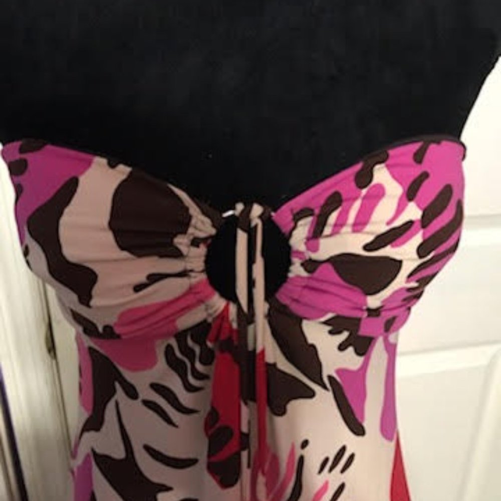 STRAPLESS FLOOR LENGTH DRESS. - Picture 3 of 3